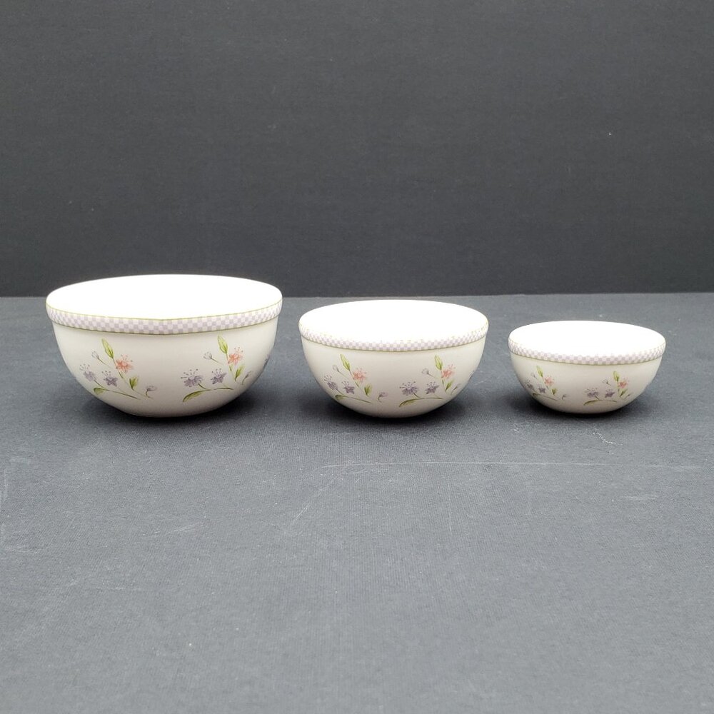 Boyds Collection Bearware Pottery Works Mini Nesting Bowls Pinch Bowls Prep Bowl